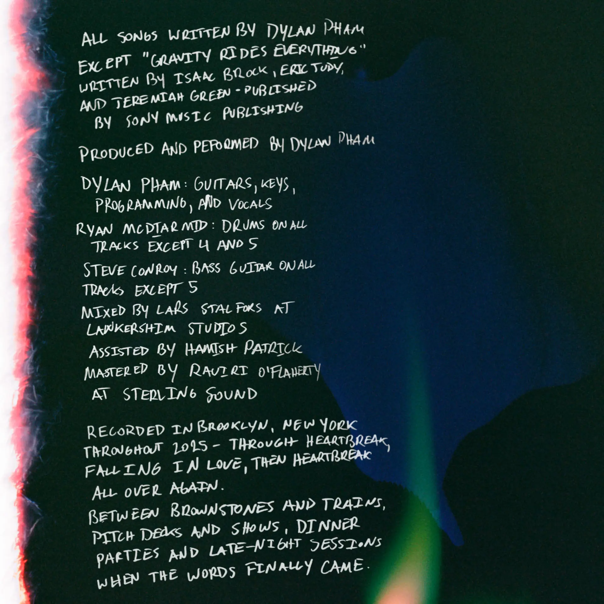Afterimage credits