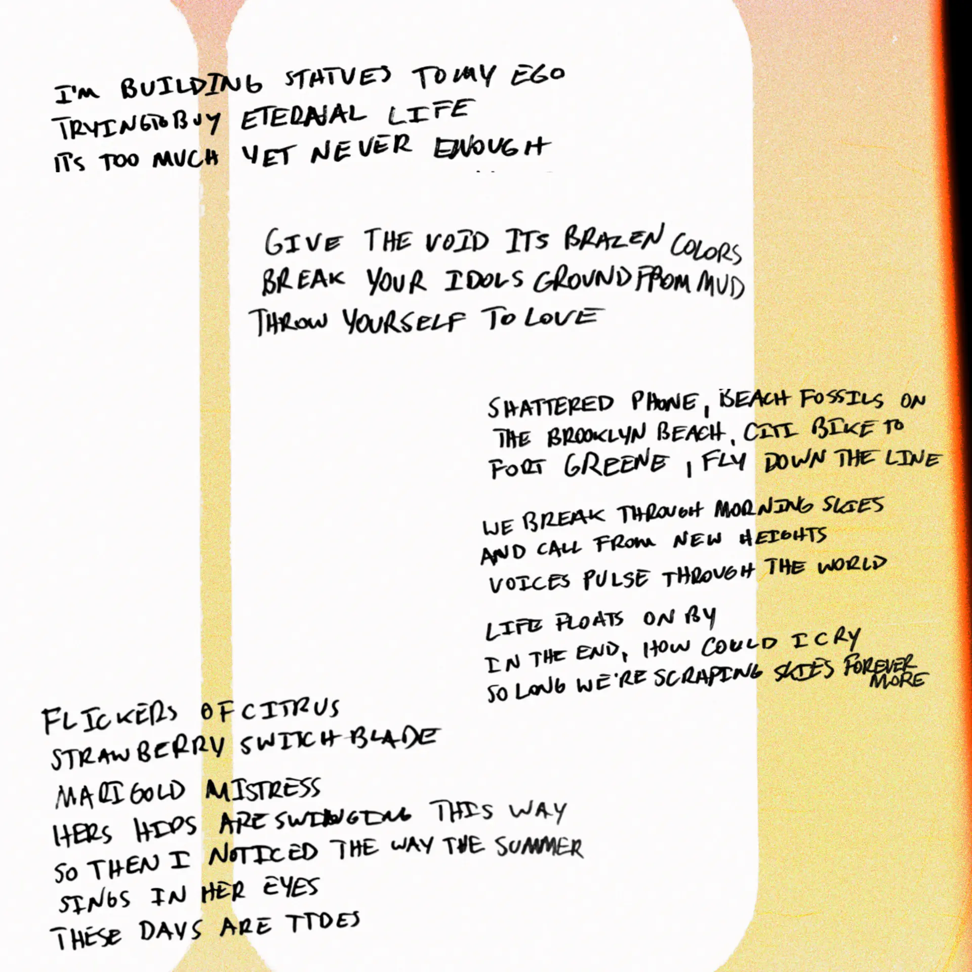 Act I lyrics